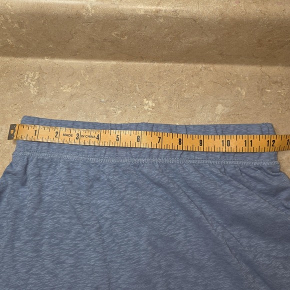 New Free People FP Beach 2 pc Set Women XS Blue Tee Skirt Lounge Poolside Boho - Picture 11 of 15